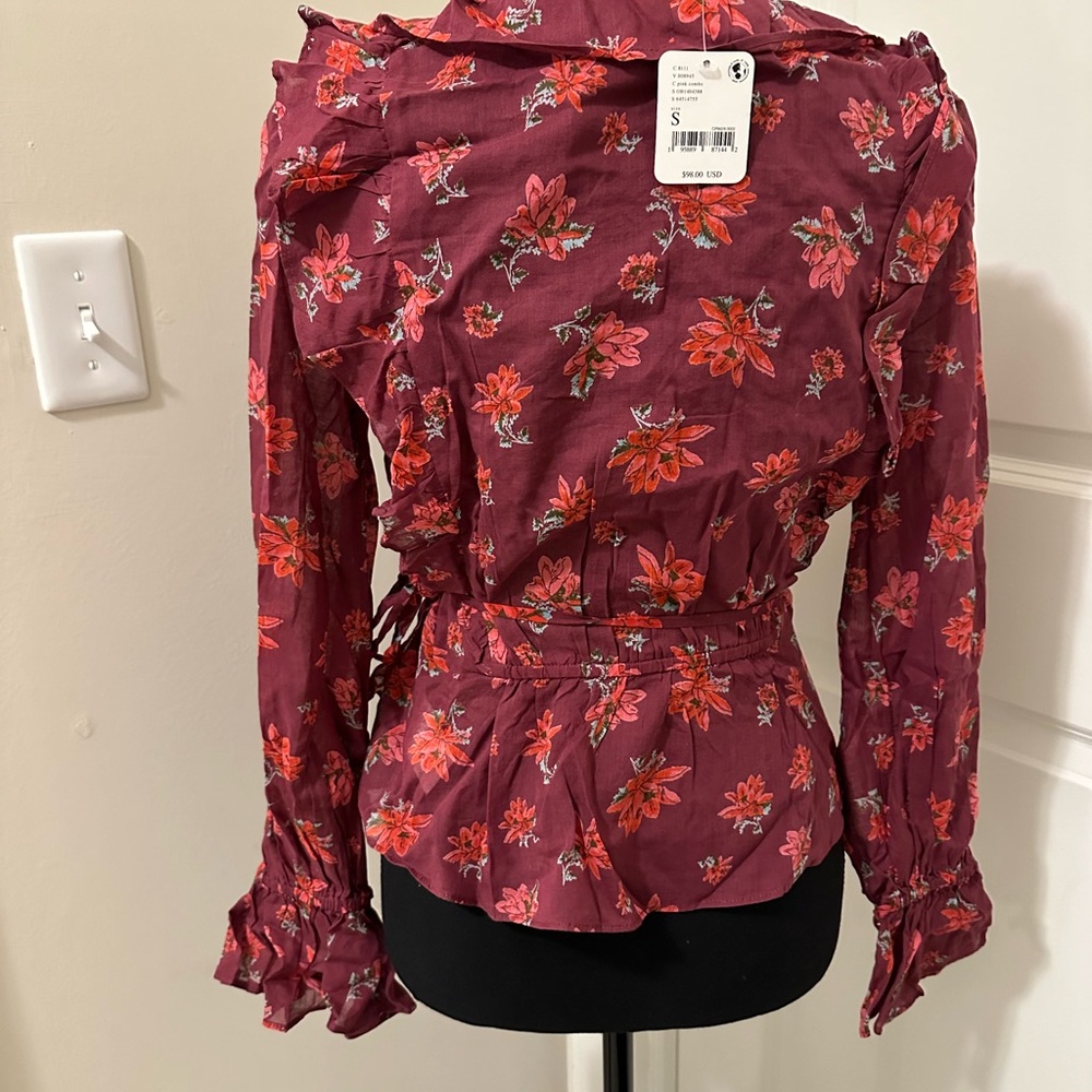 Free People Ruffle Top - Picture 2 of 8